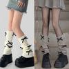 Сохраняйте тепло, надевайте на ноги гетры с бантом, длинные носки Y2K для женщин