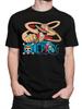 2026 New One Pieces Luffys Mens and Womens Tshirt Harajuku Retro Shortsleeved Loosefitting Casual Fitness Shirt