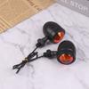 2Pcs Retro Motorcycle Turn Signals Motorcycle Accessories Universal 12V Single Wire Turn Signals Lights For Cafe Racer