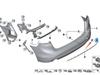 BMW 2 Серия F45 Active Tourer Задний бампер Крышка буксировочного крюка 51317393792