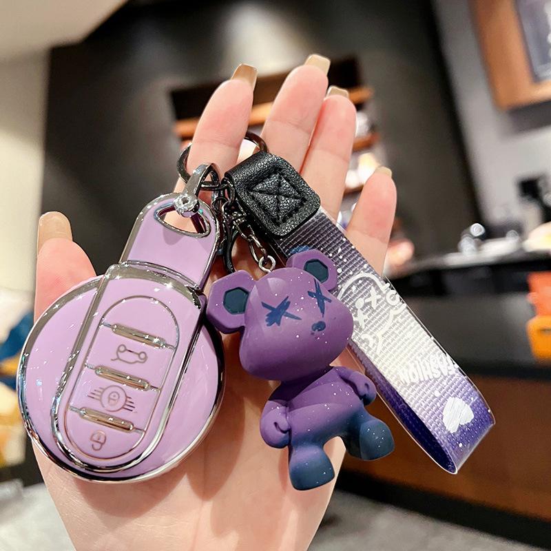 Applicable BMW Mini Key Case Countryman Cooper Key Case f54f55f56F60 Shell Ring Female