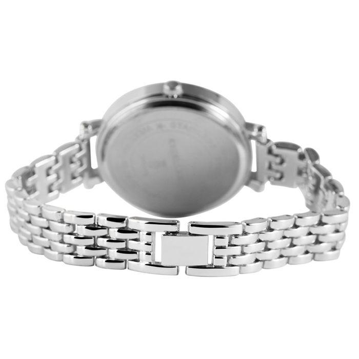 Montre - EXCELLANC - Excellanc Femme Argent - 38 mm - Bracelet métal 12 mm - Cadran noir quartz