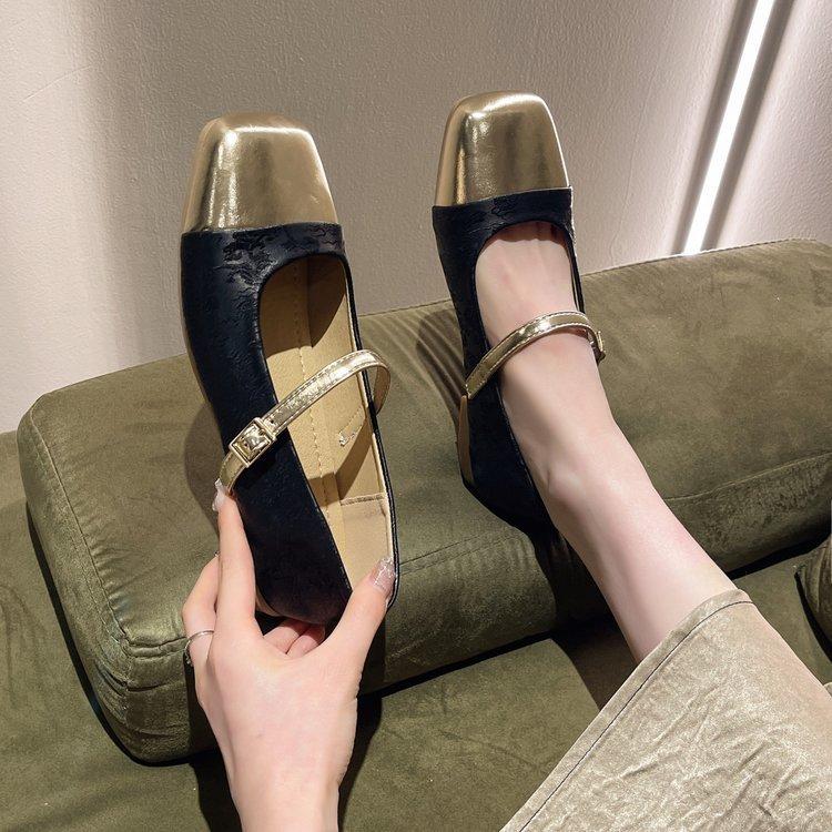 Туфли Мэри Джейн Модные и удобные женские летние туфли на толстом каблуке Нежные туфли