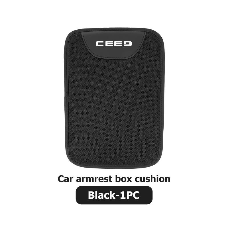 AABIW1 Car Center Console Box Ice Silk Protector Pad Armrest Pad Non-slip Mat For KIA Ceed Rio K5 K2 Optima Cerato Venga Sedona Forte