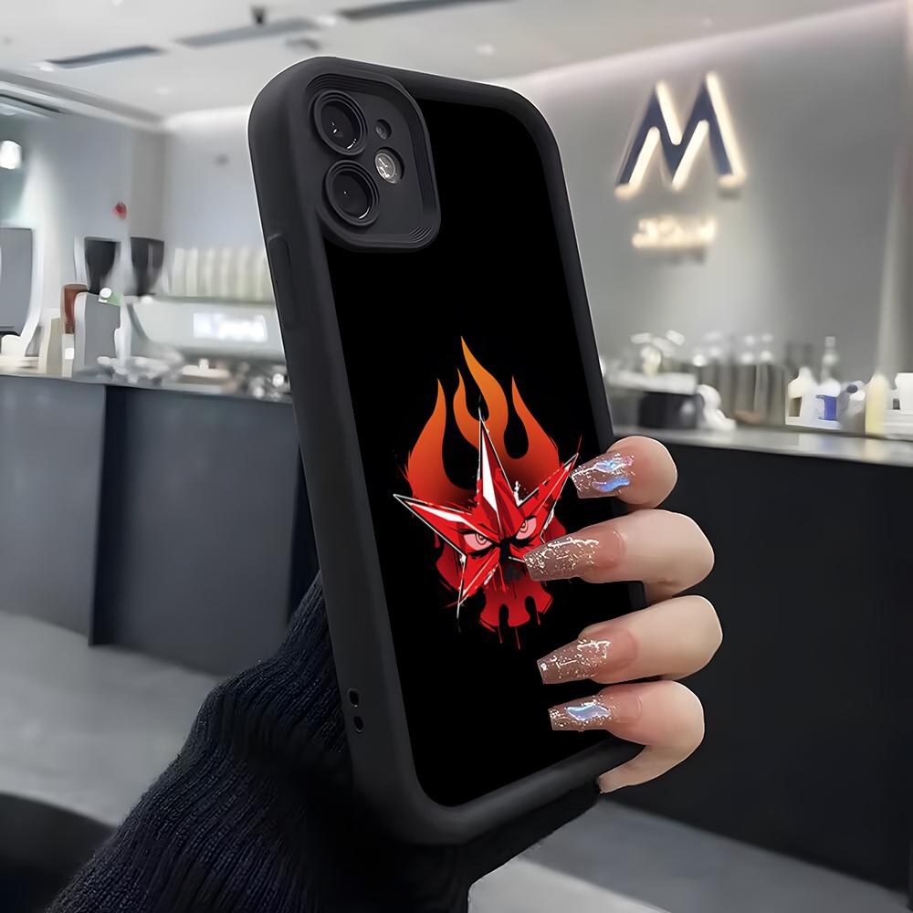 Чехол для телефона Аниме Гуррен Лаганн Для IPhone Air 17 Pro Max 16 E 15 14 Pro Max 13 12 11 Mini Plus Мягкий Силиконовый Черный Чехол