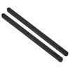 Uxcell Drawer Slide Set of 2 300mm Plastic Drawer Rail for Cabinet Drawer Bedside Table Wardrobe Dresser Side Mount Grooved Guide Rail - (Black)