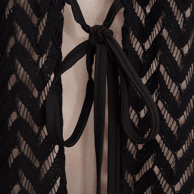 Sexy Black Bikini Cover-ups Chiffon Tunic Long Kimono Women Summer Wrap Dress Beach Wear Swimsuit Cover Up