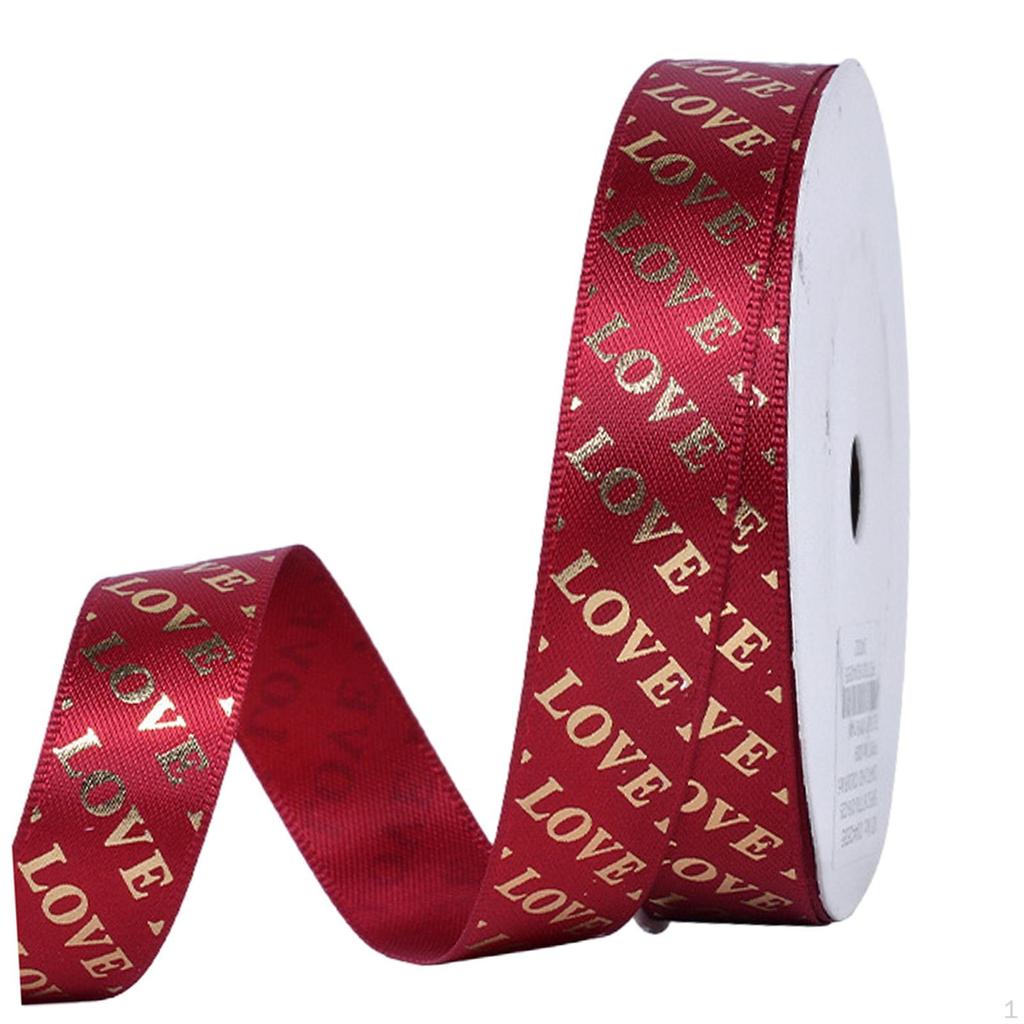 Valentine's Day Fabric Ribbon DIY Crafts,Sewing Ribbon, Gift Wrapping for Wrapping,