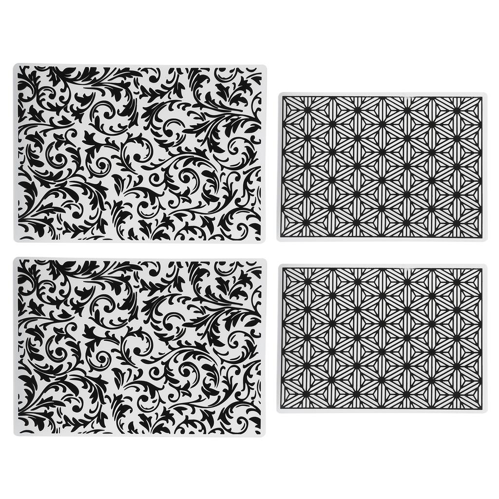 4 шт. Пластиковые папки для тиснения Шаблоны для изготовления открыток Инструменты для скрапбукинга