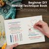 Книга по вышивке и шитью своими руками для начинающих, для дома и путешествий, набор выкроек для ручного шитья с иглами, нитками, инструментами, повысьте свое мастерство шитья