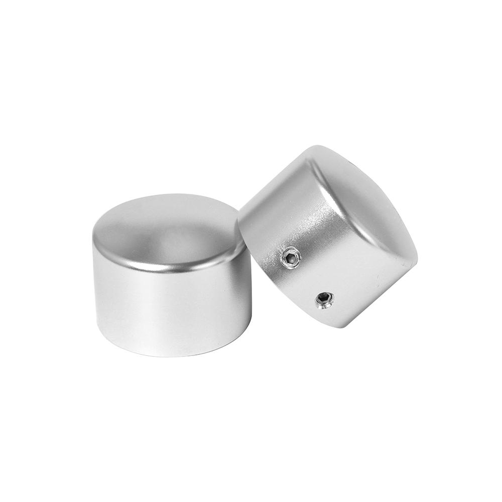 2x Motorcycle Front Axle Nut Covers Caps Aluminum Black/Chrome For Harley Sportster Touring Softail Dyna VRSC Fat Bob Wide Glide