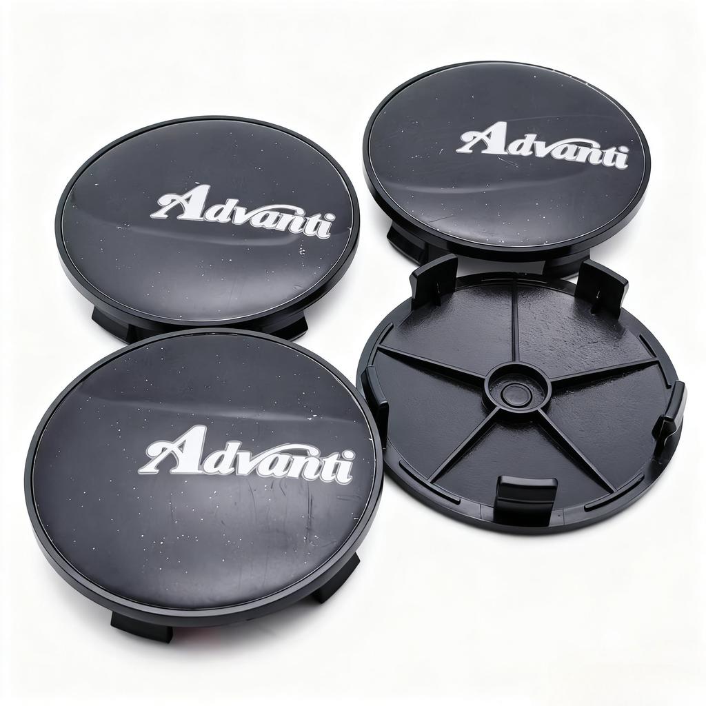 4 шт. Emblems Логотип Advanti Racing Значок Центральные Колпачки Ступицы Колес Автомобиля 68 ММ 63 ММ Колеса Колпачок Ступицы Колпачки Диска Крышка Замена Автомобильные Аксессуары