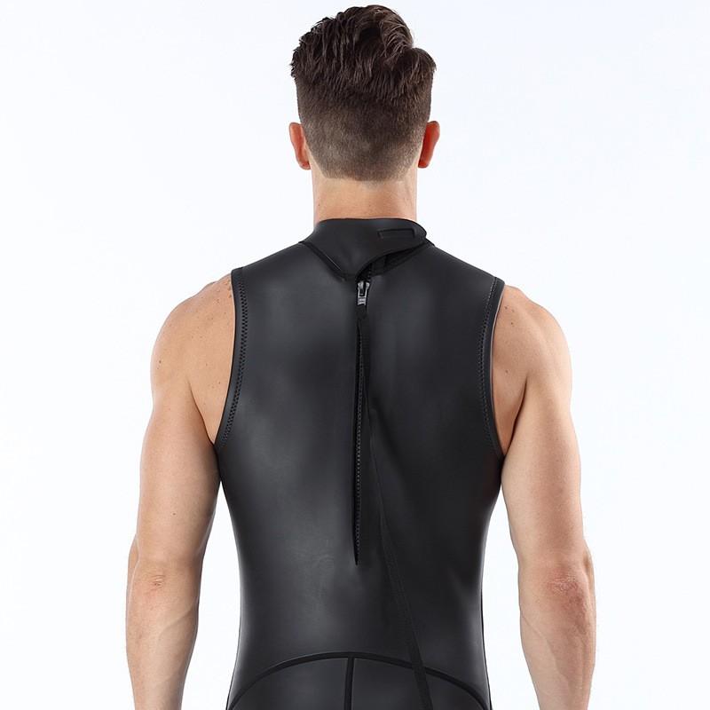 2mm CR Neoprene Full Wetsuit Diving Swimming Water Sports Men Short Cut Thermal Warm