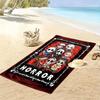 Chibi Chucky Freddy Krueger Print Beach Towel, Large Soft Quick Dry Towel for Beach Camping Swimming