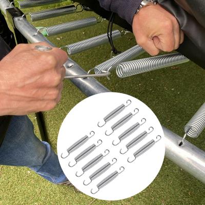 10 шт., 9/12/13,5/14,7/16,5 см, пружины для батута, набор растягивающих крючков для кровати для прыжков