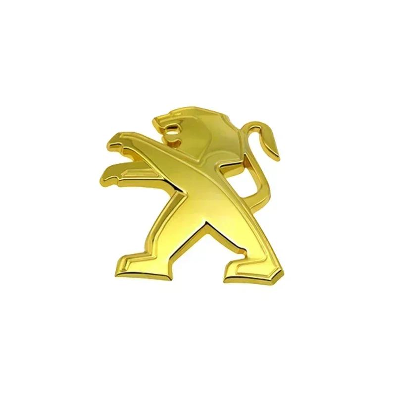 Car Sticker 2025 Hot For Peugeot 308 307 207 407 408 206 406 507 508 2008 5008 3008 107 7.1x8.1cm Metal Alloy Car Rear Trunk Bad