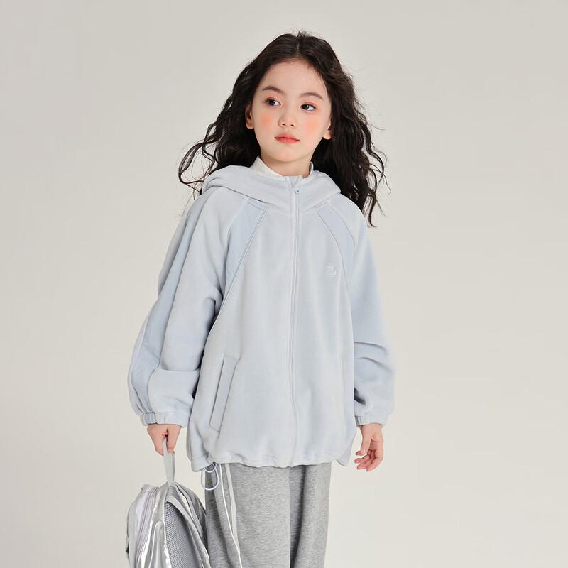 Girls' Fleece Hooded Jacket