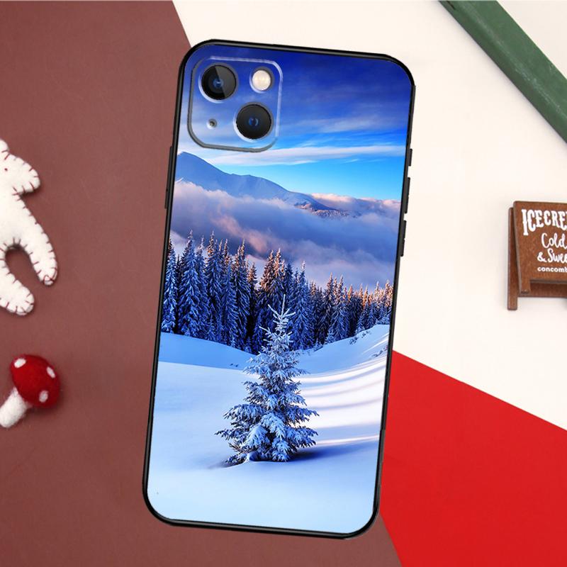 Winter Landscape Case For iPhone 17 Pro Max 16 15 14 13 11 12 Pro Max mini 15 16 Plus 16e 17 Air Back Cover