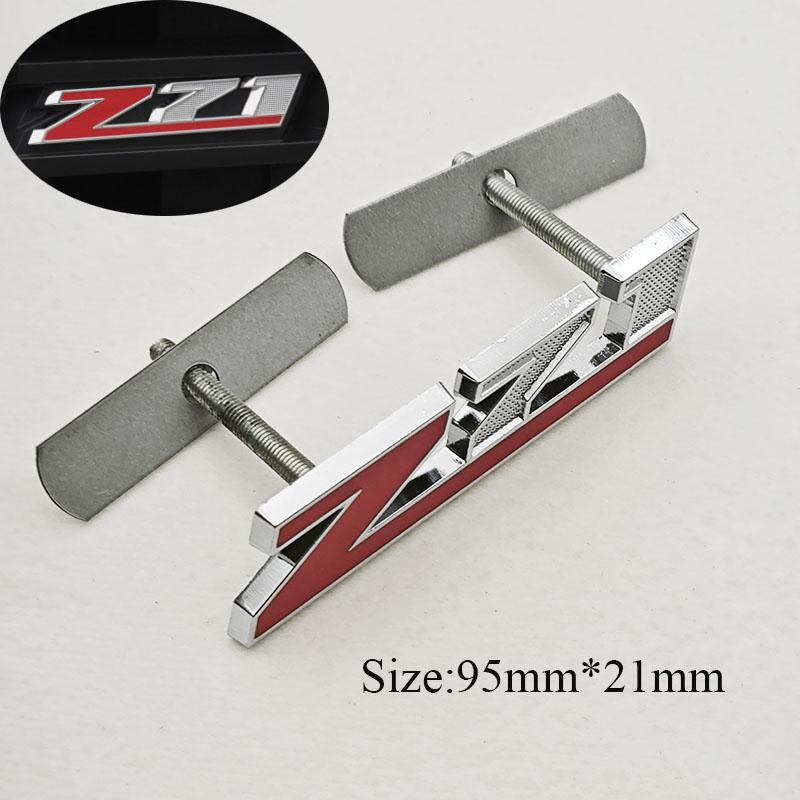 3D Metal Car Styling Logo Z71 Z71 OFF ROAD Trunk Badge Front Grille Emblem Sticker For Chevrolet Silverado Colorado Cheyenne