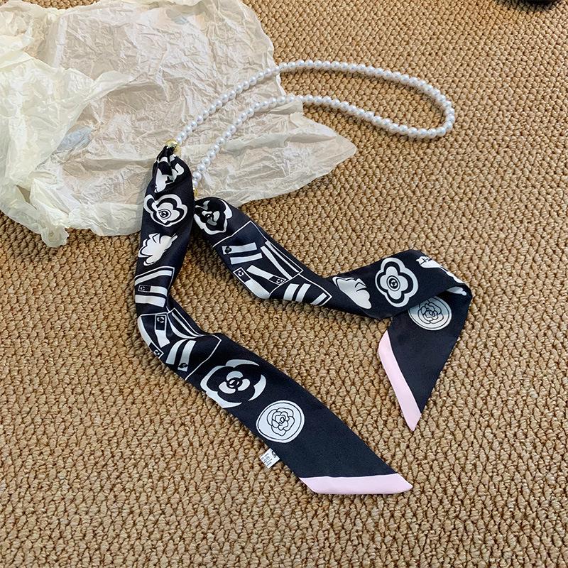 Французское кружево, жемчужный пояс и шелковый шарф, аксессуар для волос