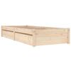 VidaXL Cadre de lit avec tiroirs 90x200 cm 3103463