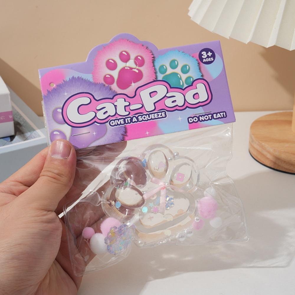 Медленно поднимающаяся игрушка-сквиши, липкие игрушки для снятия стресса, милые игрушки-сквиши в виде кошачьей лапки