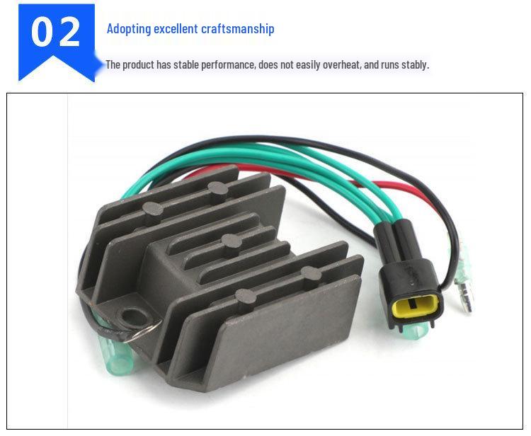 Выпрямитель для подвесного мотора Yamaha 6H0-81960-10-00 для моделей 75/80/C90A