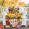 1pc Curious George9 Theme Blanket - Digital Print, Polyester, Cozy for All Seasons, Perfect for Outdoor, and Travel