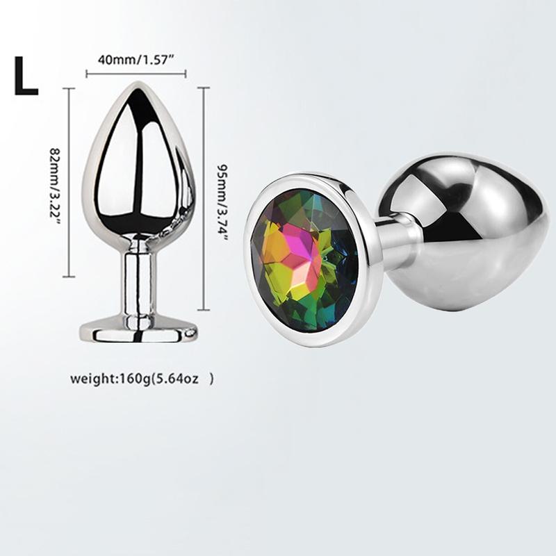 Мини Анальная пробка Игрушки для взрослых Для мужчин Женщин Анальная пробка Металл Эротика Интимная Эротика Секс-игрушки Пары Товары для взрослых XXS XS SML