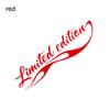 Waterproof Car-styling 16CM*4.2CM Limited Edition Car Sticker Decal  Badge