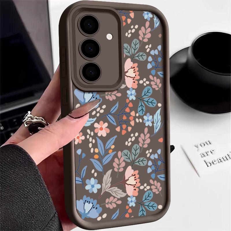 Чехол для телефона с маленькими цветами для Samsung Galaxy S24 S23 S22 Ultra S20 S21 FE A55 A54 A53 A52 A34 A15 A14 A35 5G Мягкий силиконовый чехол