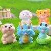 DIY Zodiac Figurines Miniature Cute Micro Landscape Decoration  Car Office Desktop Decoration