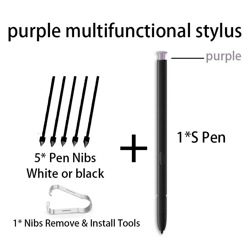 For Samsung Galaxy S23 Ultra S Pen SM-S918B/DS/SM-S918U All Versions(Without Bluetooth) Touch Screen Stylus Pen+Replacement Tips 6