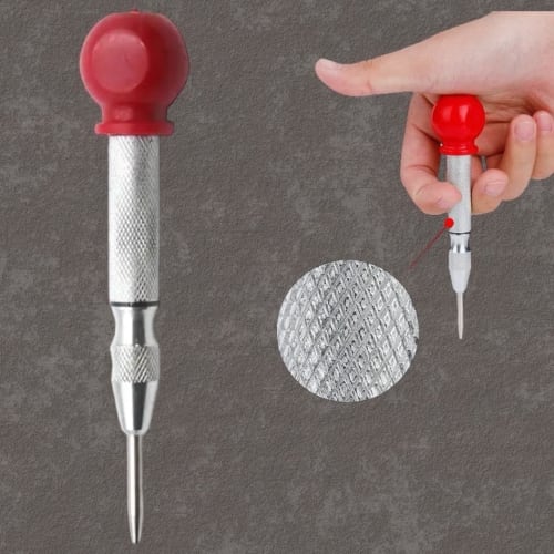 Auto Center Punch, Hole Drill, Drill, DIY, Metalwork, Car, Punch, Automatic Marker, Marking, Pilot Hole, Punching, Woodworking, Stainless Steel, Plast
