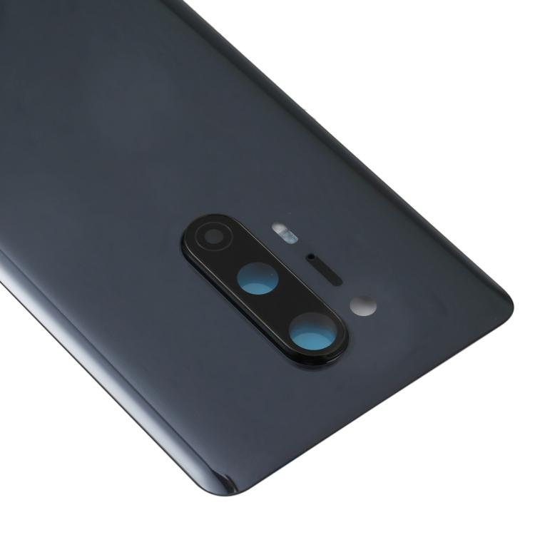 Для OnePlus 8 Pro Корпус аккумулятора с клейкой наклейкой+Крышка объектива камеры