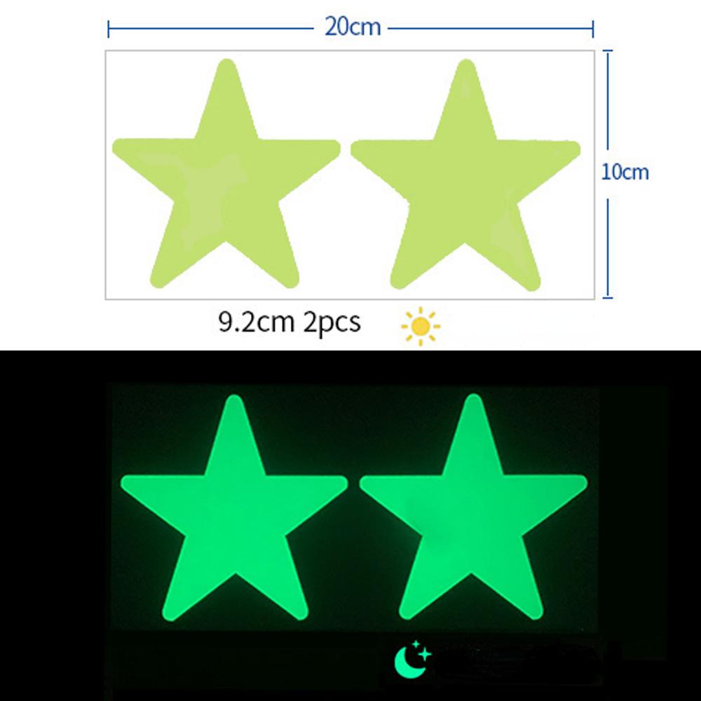 Glow-in-the-dark Stars Glow Wall Stickers Living Room Bedroom Switch Decoration Children's Room Dorm DIY Creative Glow-in-the Dark Stickers