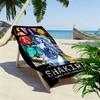 Shakira Print Beach Towel, Large Soft Quick Dry Towel for Beach Camping Swimming