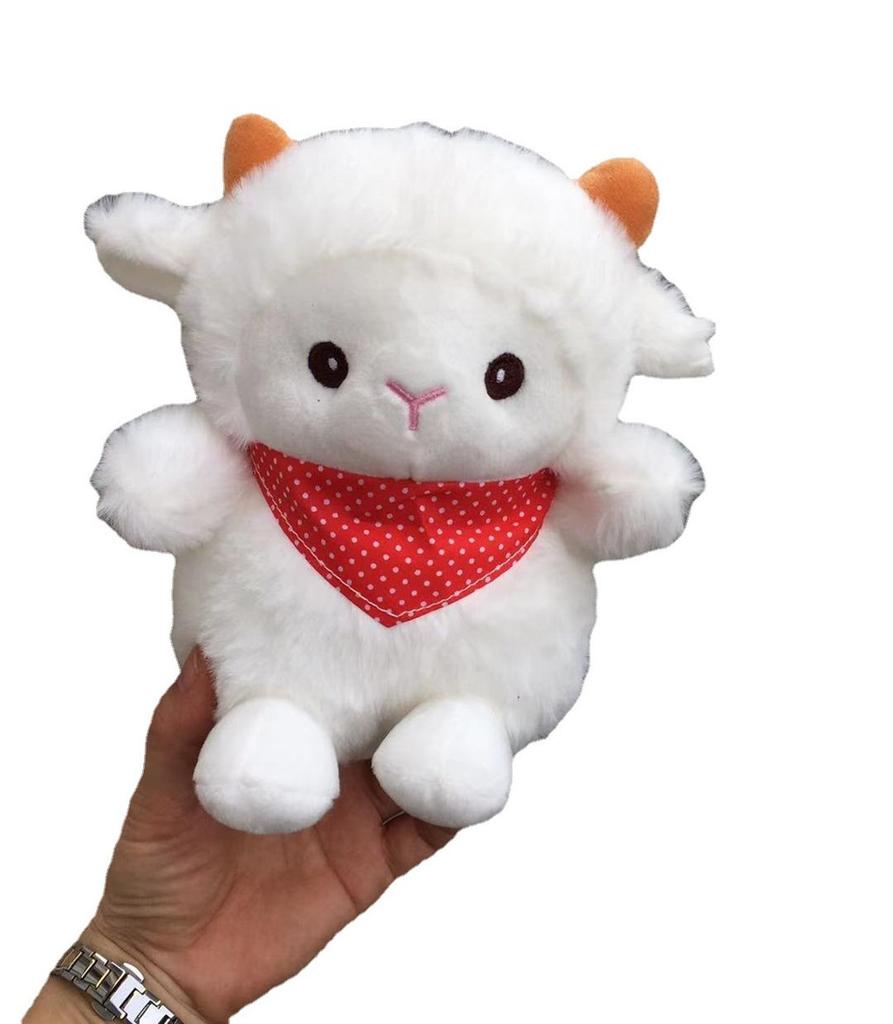 Plush Sheep Pocke Toy Cartoon Stuffed Animal Doll Decoration Cute Kids Gift