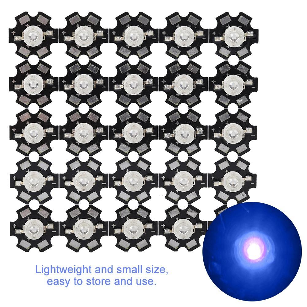 AXD-3W Мощная УФ-фиолетовая светодиодная лампа с шариками диодных чипов с алюминиевым основанием