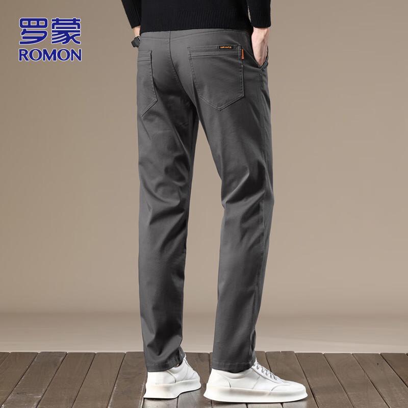 ROMON Men's 2025 A/W Loose Fit Straight Leg Casual Pants