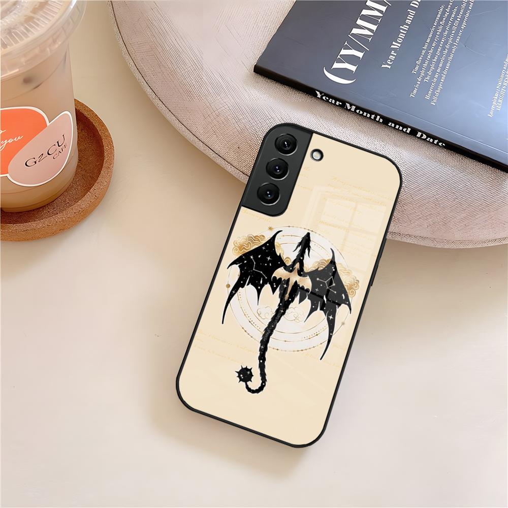 Чехол для телефона F-Fourth WingS Стекло Для Samsung Galaxy S26 S25 S23 S24 S21 S22 S20 Ultra Fe Plus A15 A14 Чехол