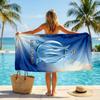 Olympique Lyonnais FC print Quick Dry Beach Towel Microfiber Absorbent Portable Travel Swimming Towel