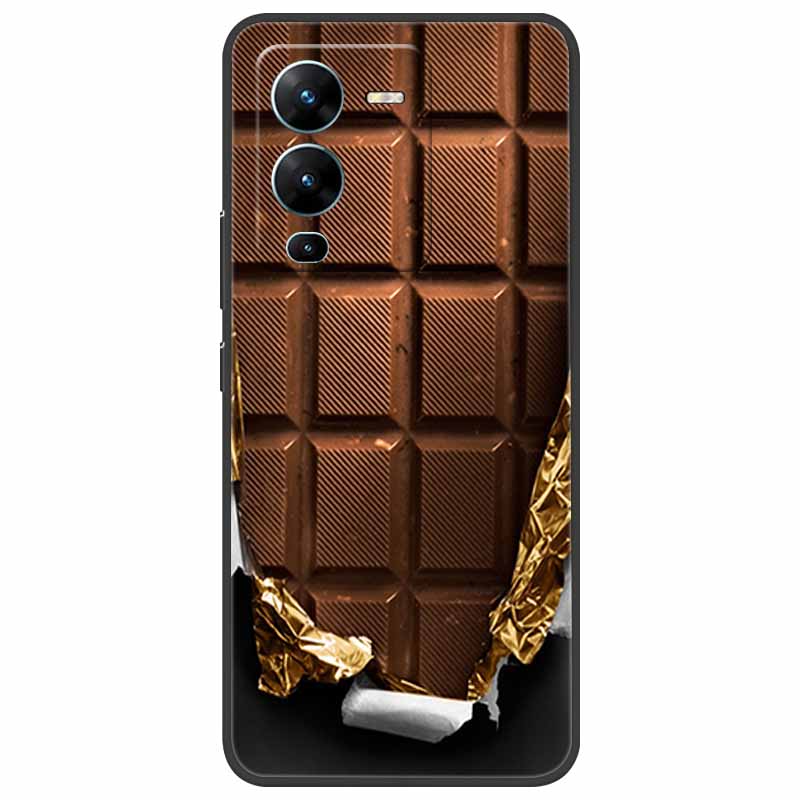 Для vivo V25 Pro Чехол V2158 Мягкий Силиконовый ТПУ Чехол для телефона Для vivo V25 Pro 5G Чехол Ударопрочный Capa V 25 Pro V25Pro Coque Крутой