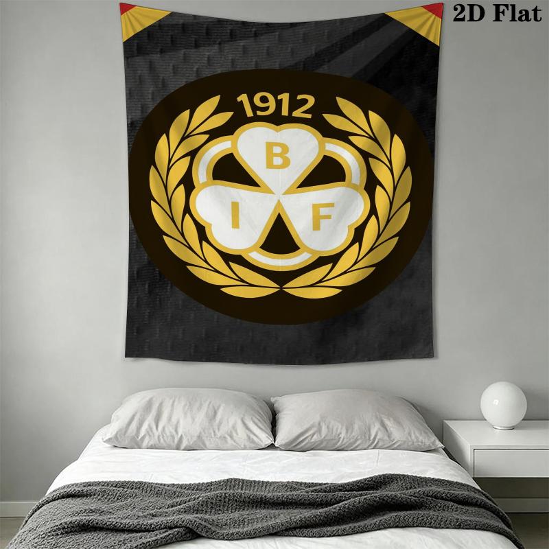 Brondby IF Wall Tapestry Aesthetic Wall Hanging Printed Fabric Blanket Decorative Tapestries for Bedroom Living Room Home Decor