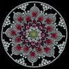 Набор для рисования жемчугом «Мандала» 25x25 см, без рамки, для взрослых/новичков, подарок, декор для дома