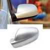 Car Wing Mirror Covers Rear View Mirror Cap Rearview Mirror Cover for Peugeot 307 2004 - 2012, Left Side Silver Color