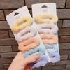 1pc Girls Bang Clip Cute Barrette Fluffy Headwear Fashion Fabric Hair Accessories Hairpin