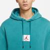 Jordan Однотонная повседневная толстовка с длинными рукавами, мужские топы Crystal-Cave-Teal CK6469-381