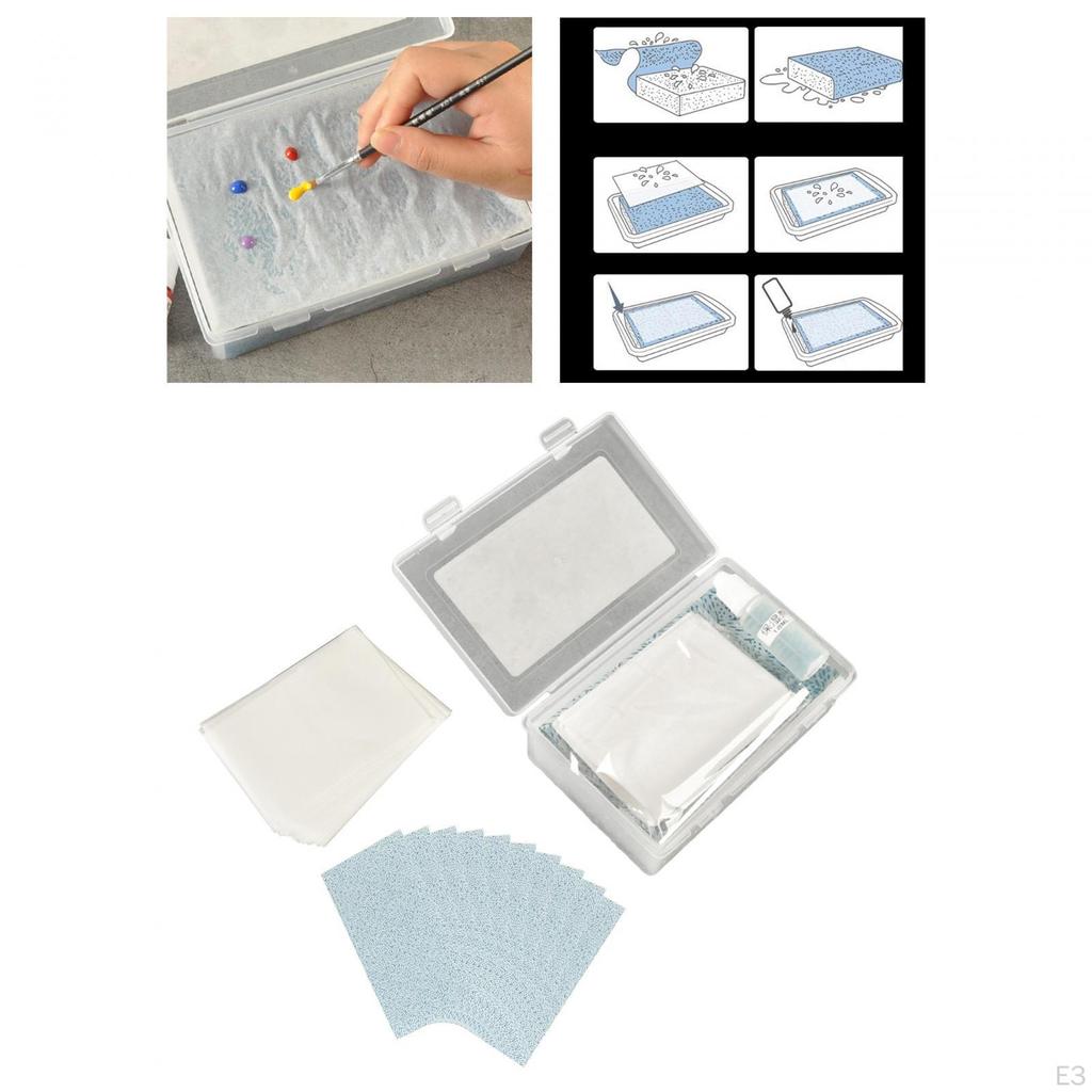 Влажная палитра для акриловой живописи, бумажные аксессуары, подарки