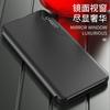 Магнитный чехол-книжка с боковым окошком и подставкой для Galaxy S23 Ultra S22 S21 Note20 A53, тонкий, противоударный, из ПК
